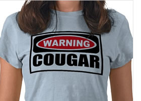 cougar warning t-shirt