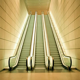 mall escalator