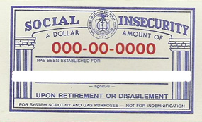 social insecurity card
