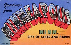Minneapolis postcard