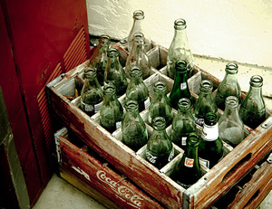 old coke bottles